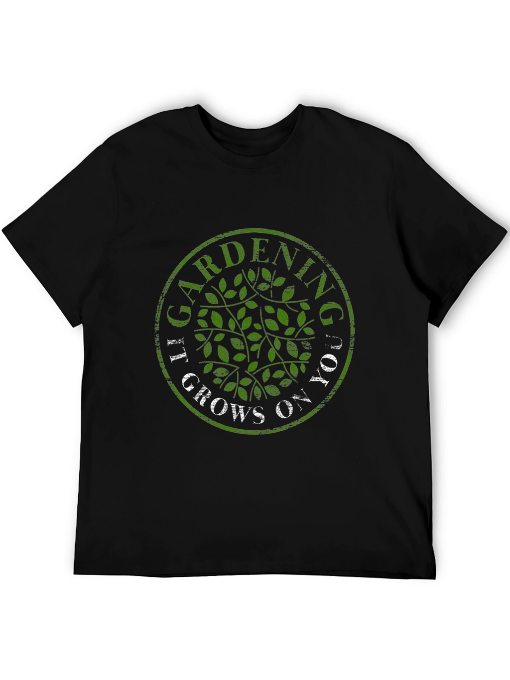 Gardening Grows On You T-Shirt - Black