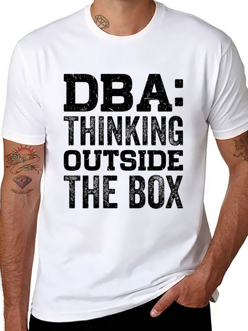 DBA: Thinking Outside the Box T-Shirt - Black