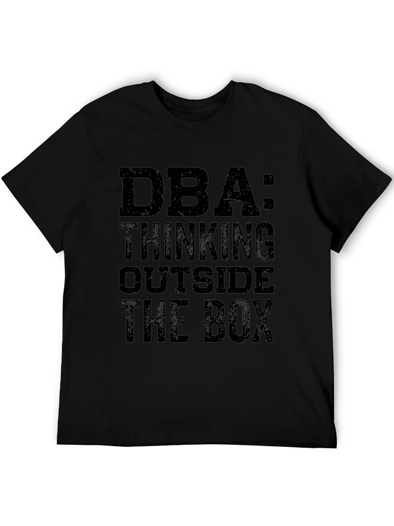 DBA: Thinking Outside the Box T-Shirt - Black