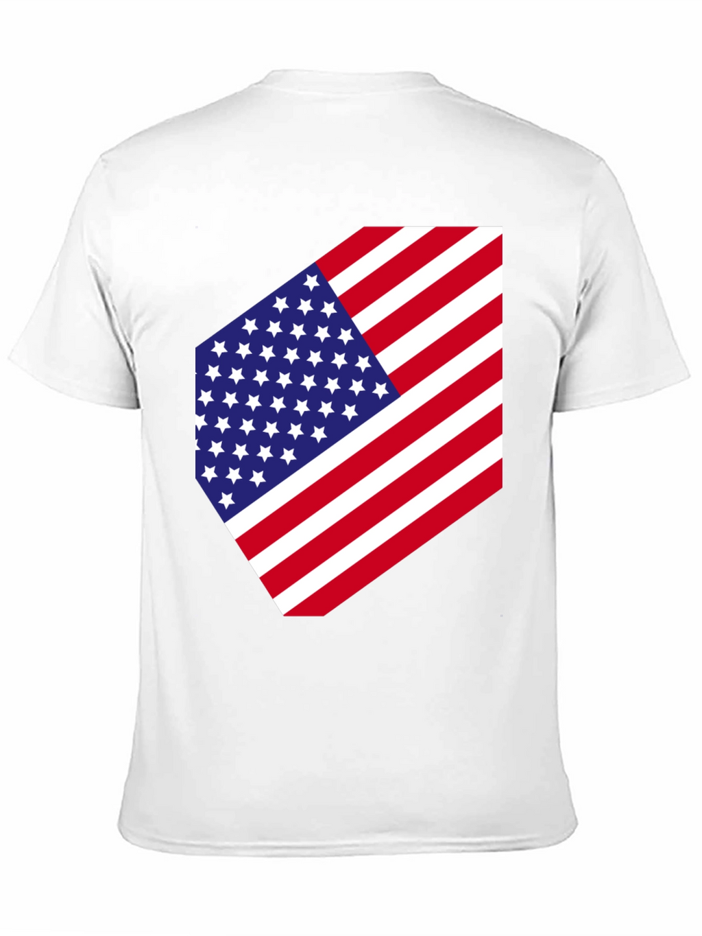 USA Flag Graphic Tee - Patriotic Style