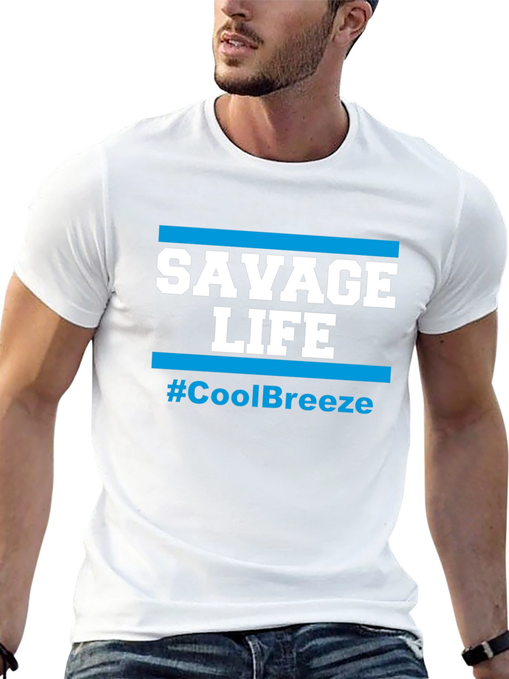 Savage Life Cool Breeze Graphic Tee