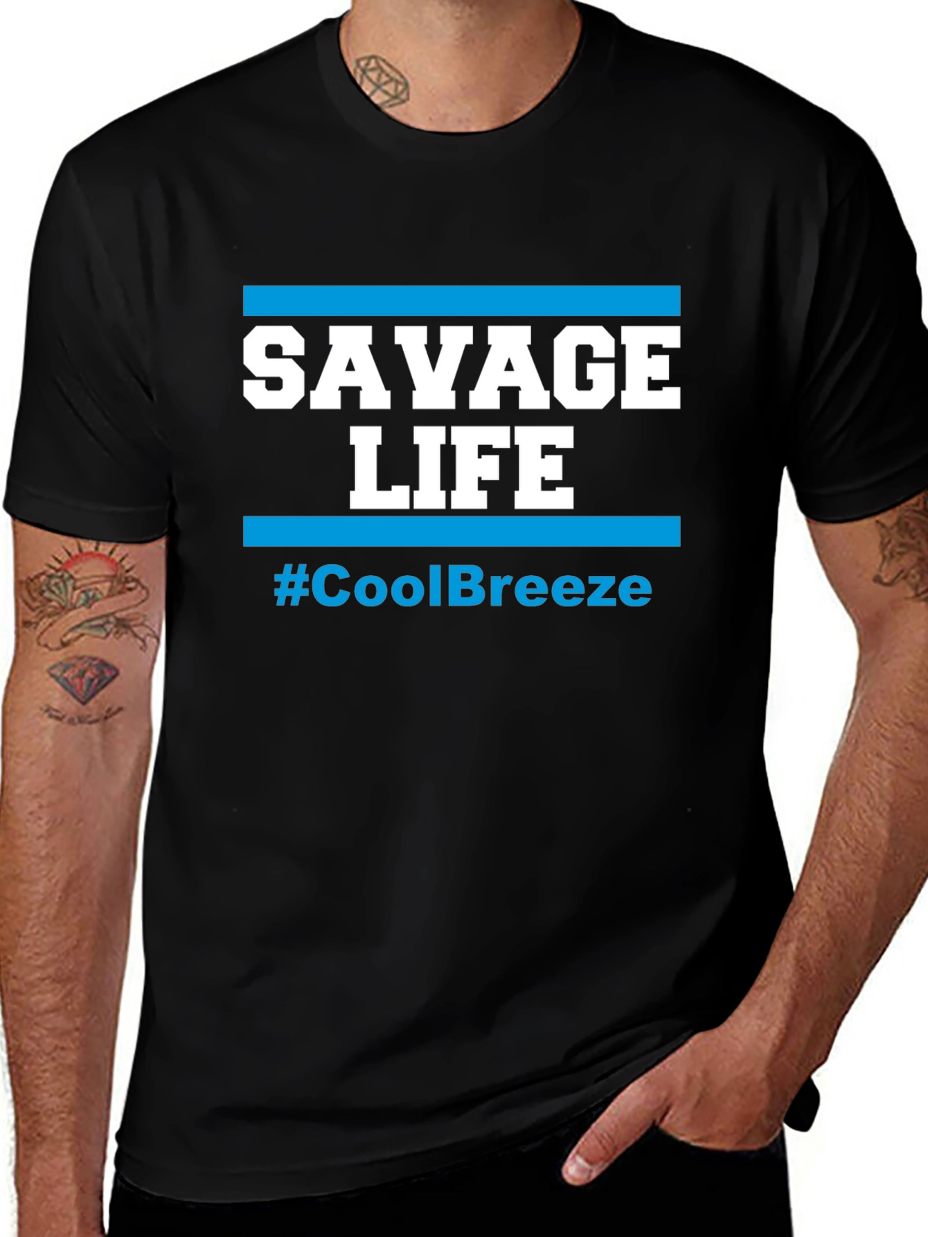 Savage Life Cool Breeze Graphic Tee