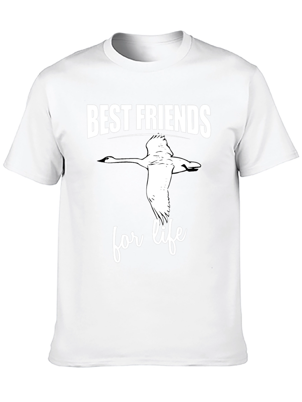 Best Friends For Life Black T-Shirt