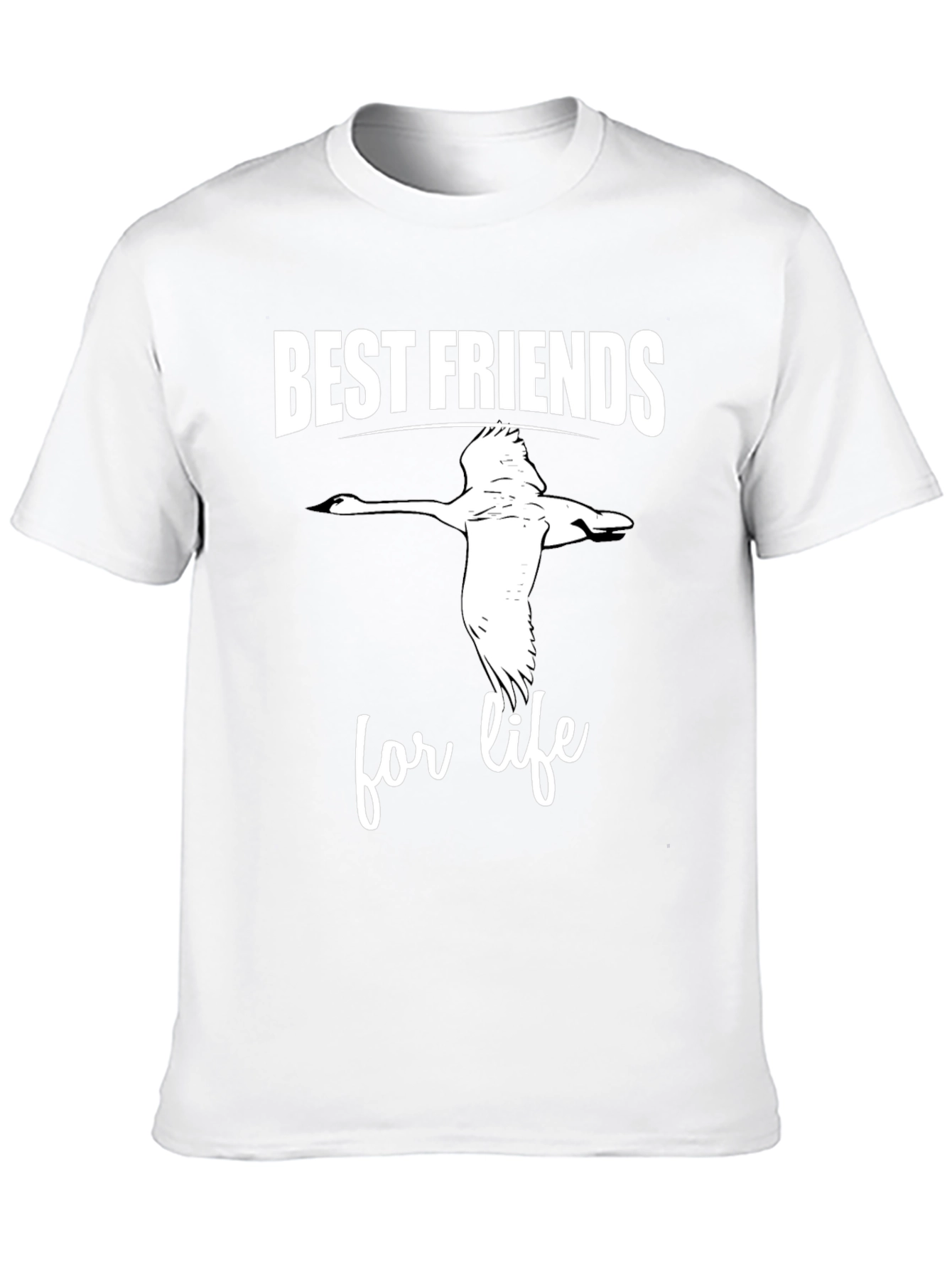 Best Friends For Life Black T-Shirt