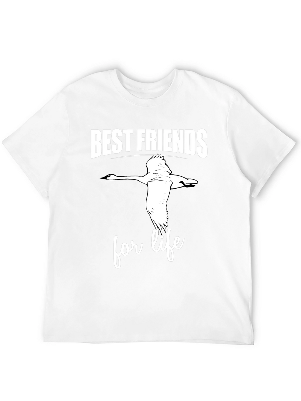 Best Friends For Life Black T-Shirt