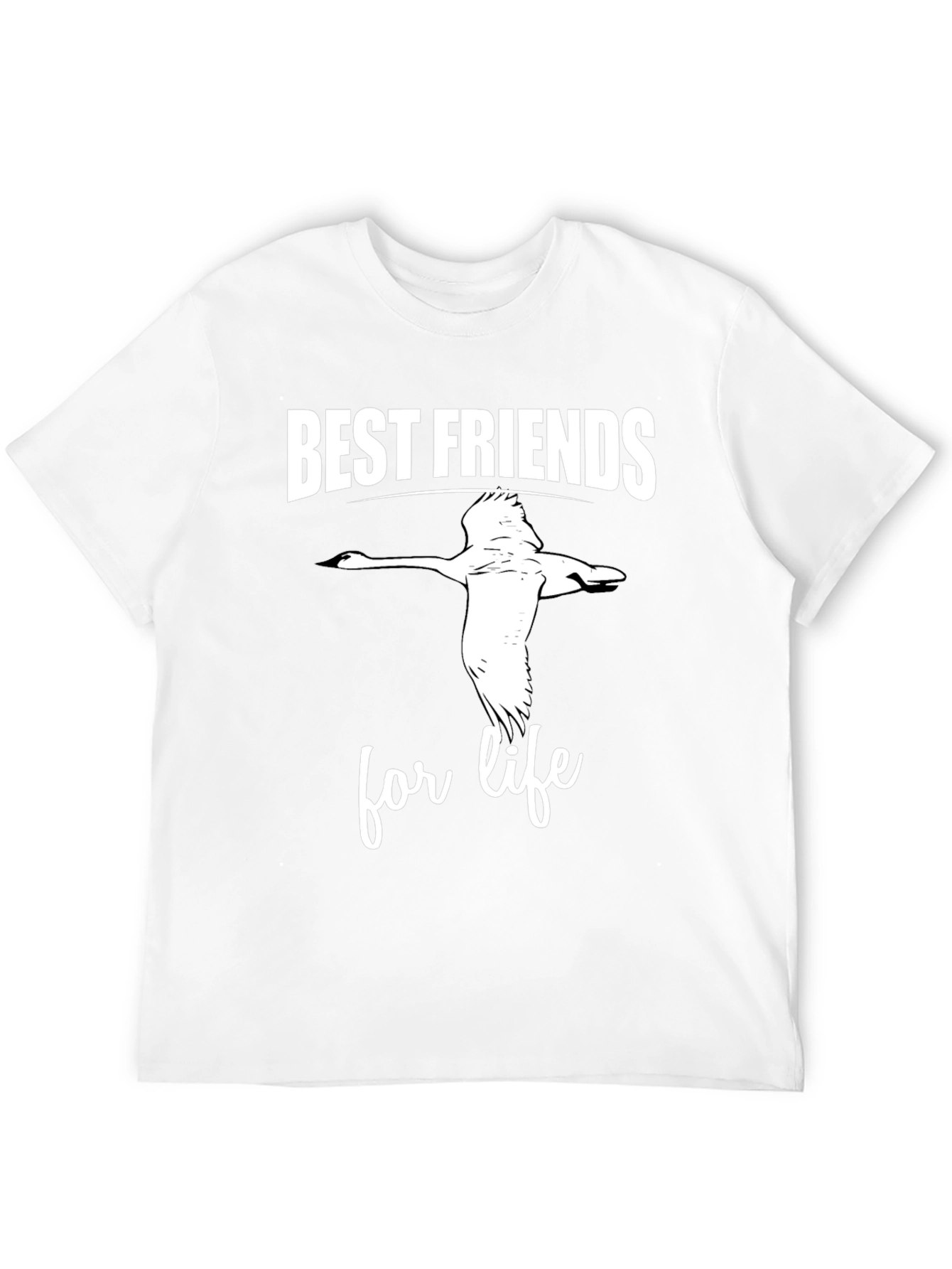 Best Friends For Life Black T-Shirt