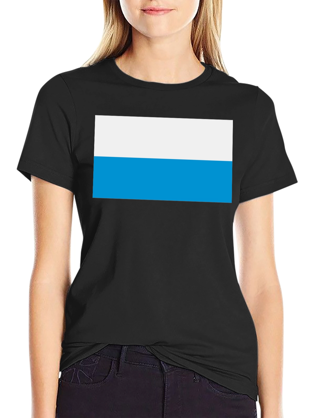 San Marino Flag T-Shirt - Black Cotton Tee