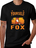 Always Be Yourself Fox Graphic T-Shirt