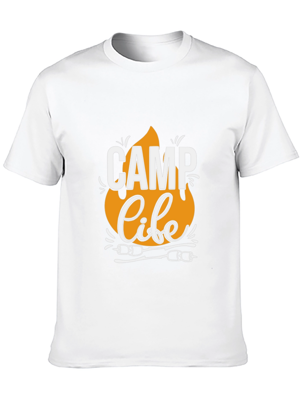 Camp Life T-Shirt - Black Camping Tee