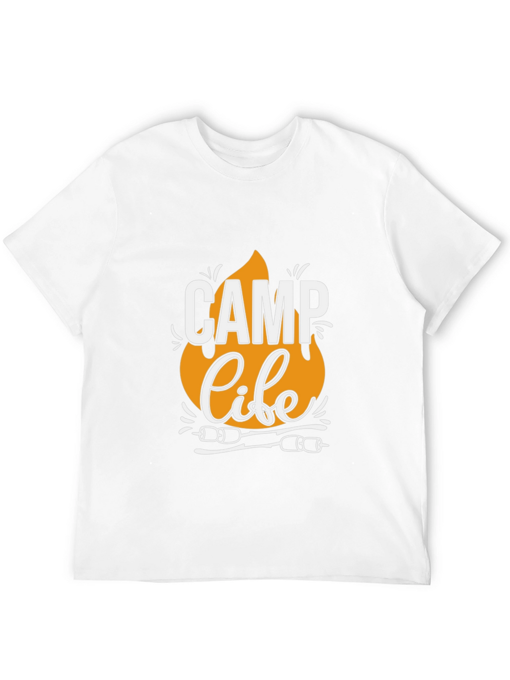 Camp Life T-Shirt - Black Camping Tee