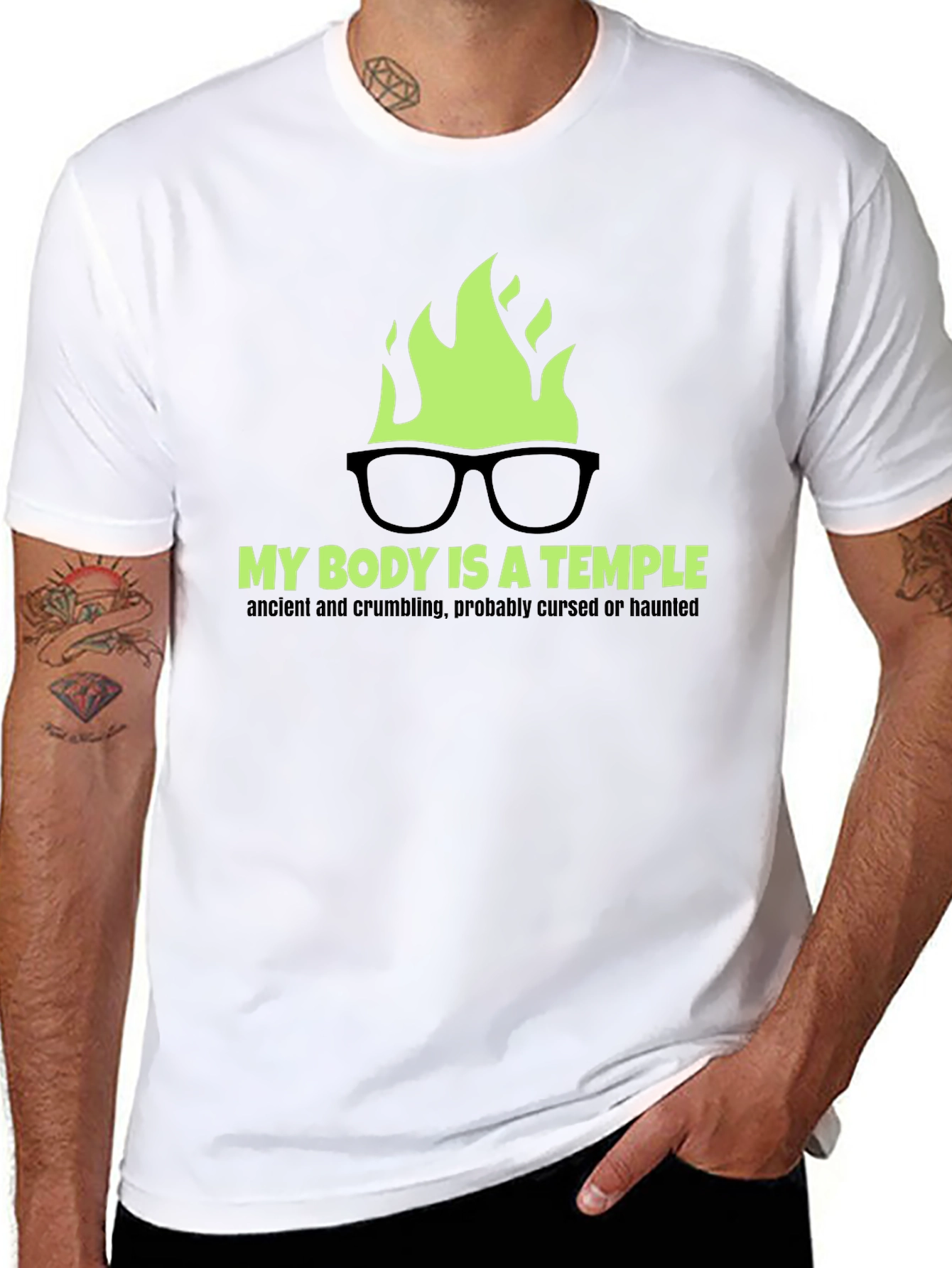 My Body is a Temple Graphic T-Shirt