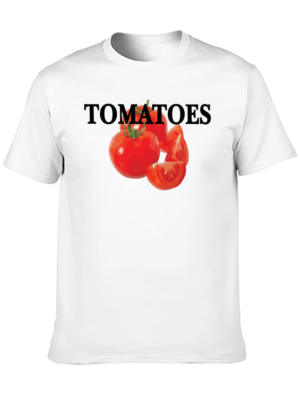 Tomatoes Graphic Tee - Unisex Black T-Shirt