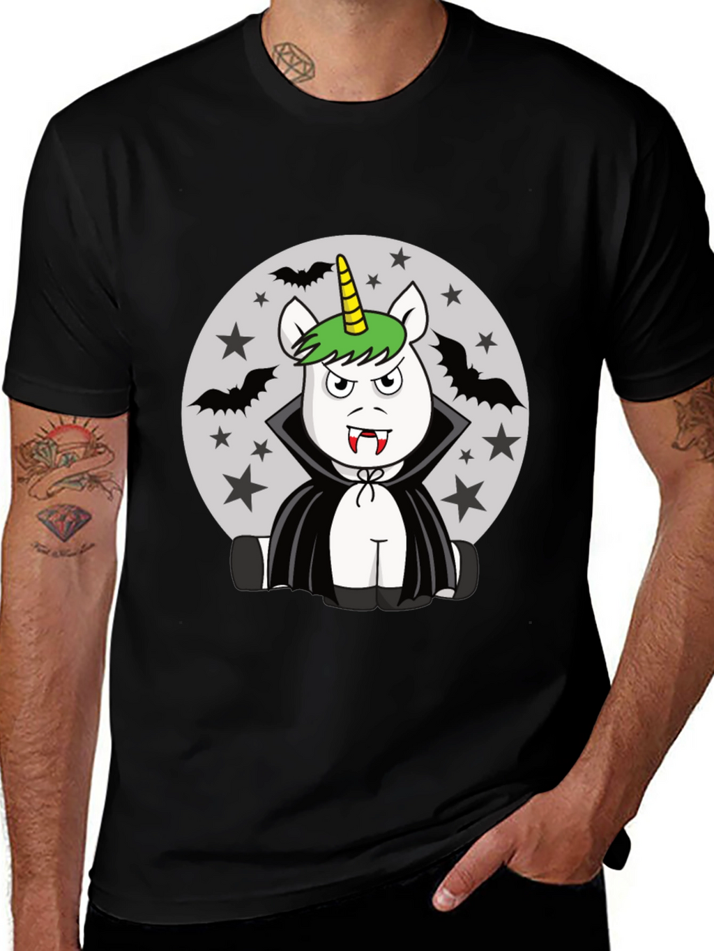 Unicorn Vampire T-Shirt - Halloween