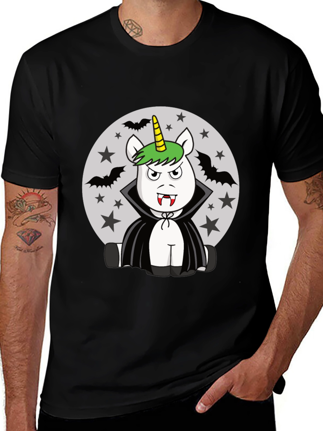 Unicorn Vampire T-Shirt - Halloween