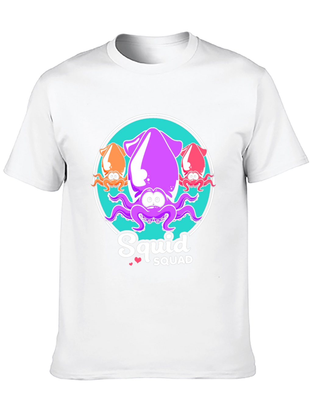 Squid Squad Black T-Shirt - Fun Graphic Tee