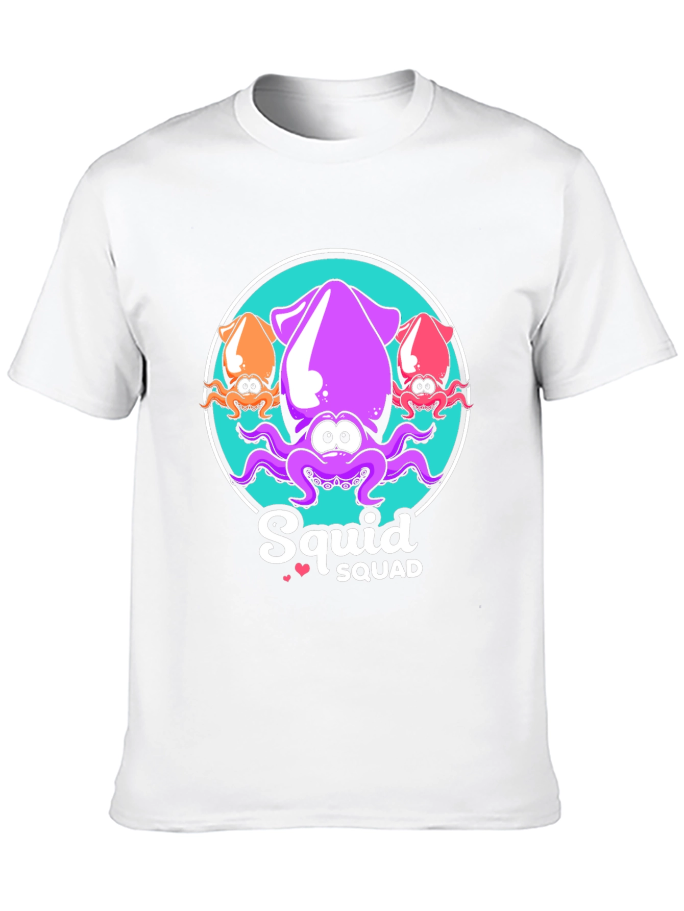 Squid Squad Black T-Shirt - Fun Graphic Tee