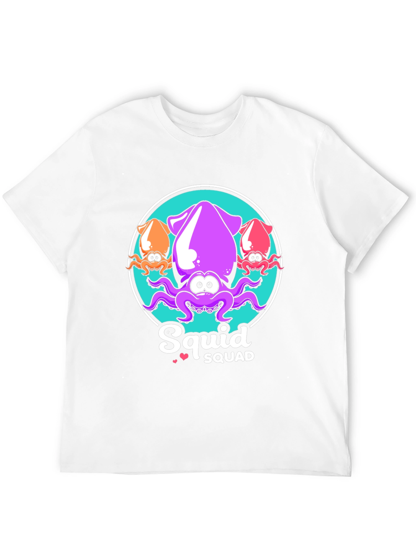 Squid Squad Black T-Shirt - Fun Graphic Tee