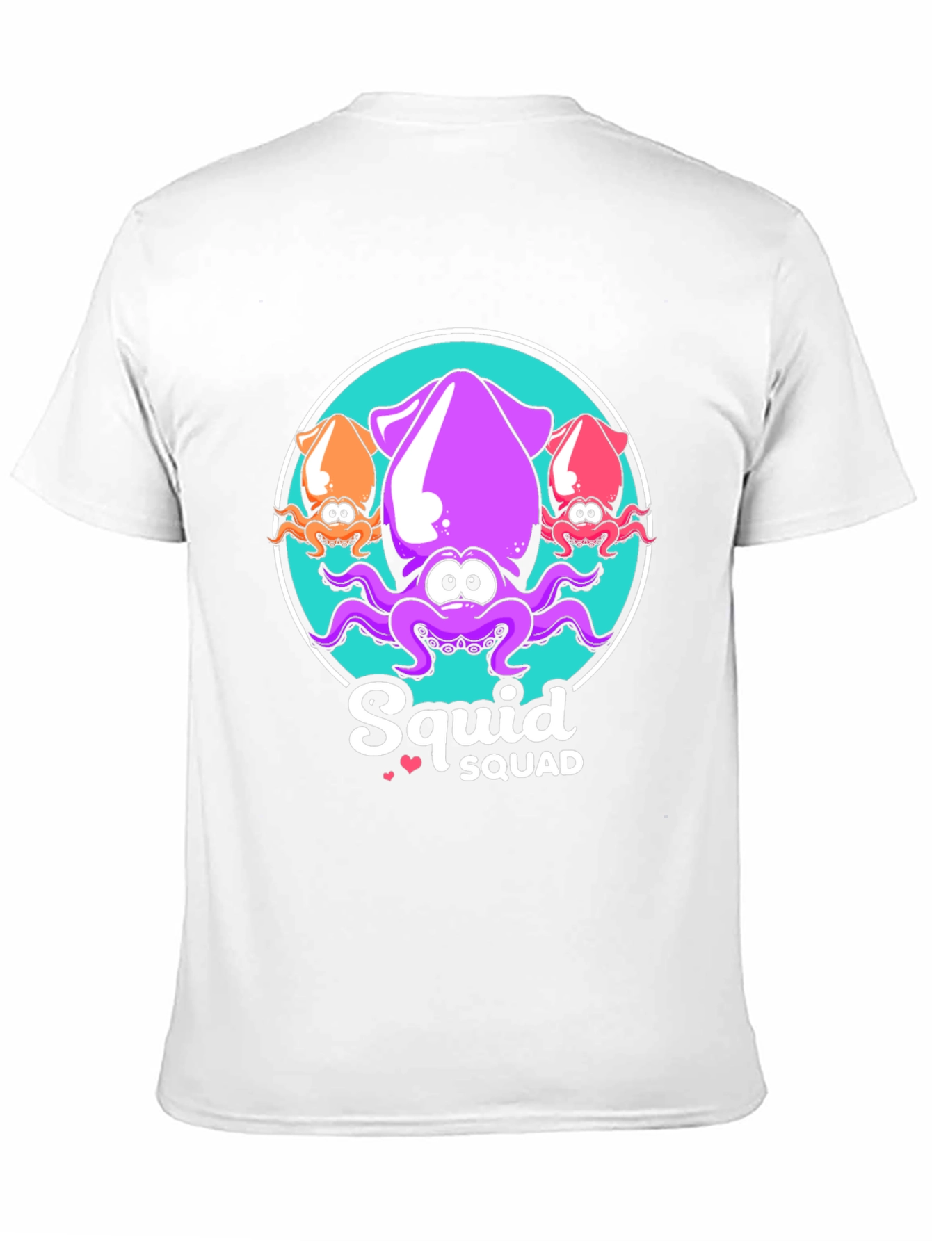 Squid Squad Black T-Shirt - Fun Graphic Tee