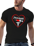 Phlebotomist Heart Graphic T-Shirt