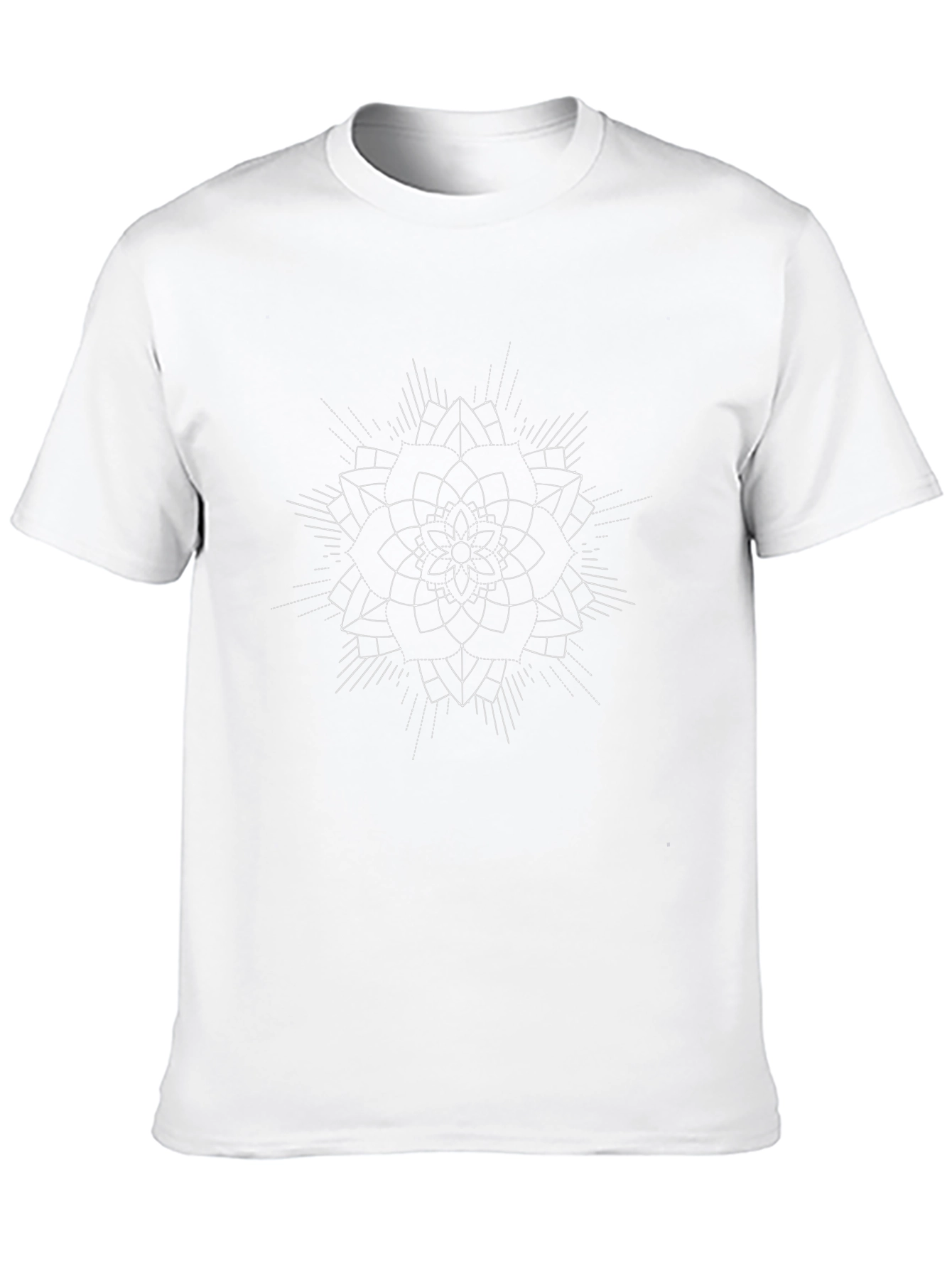 Geometric Mandala Graphic Print Tee