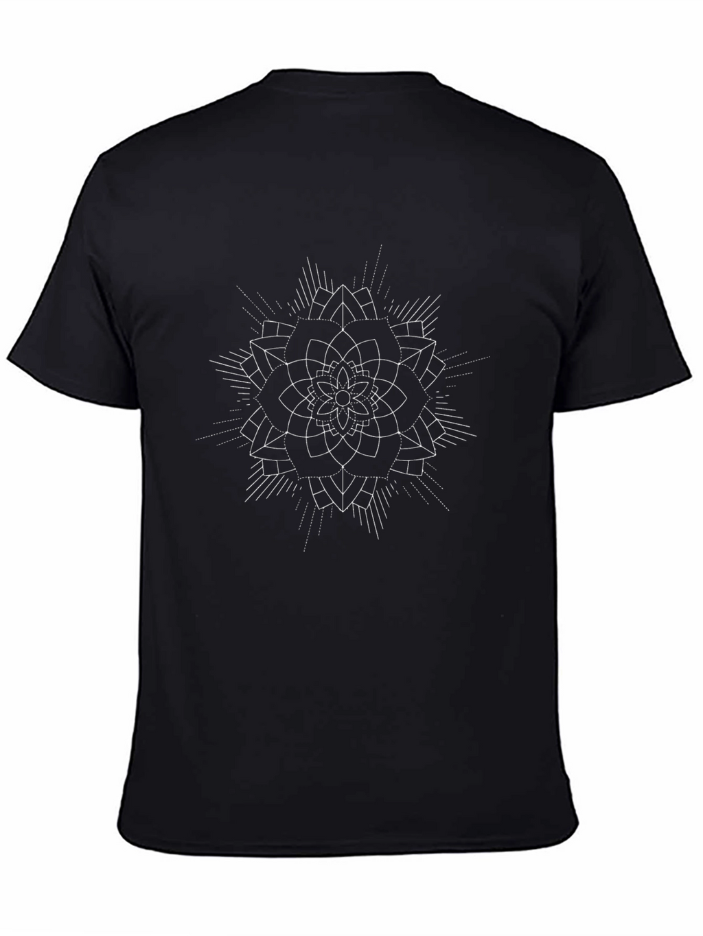 Geometric Mandala Graphic Print Tee