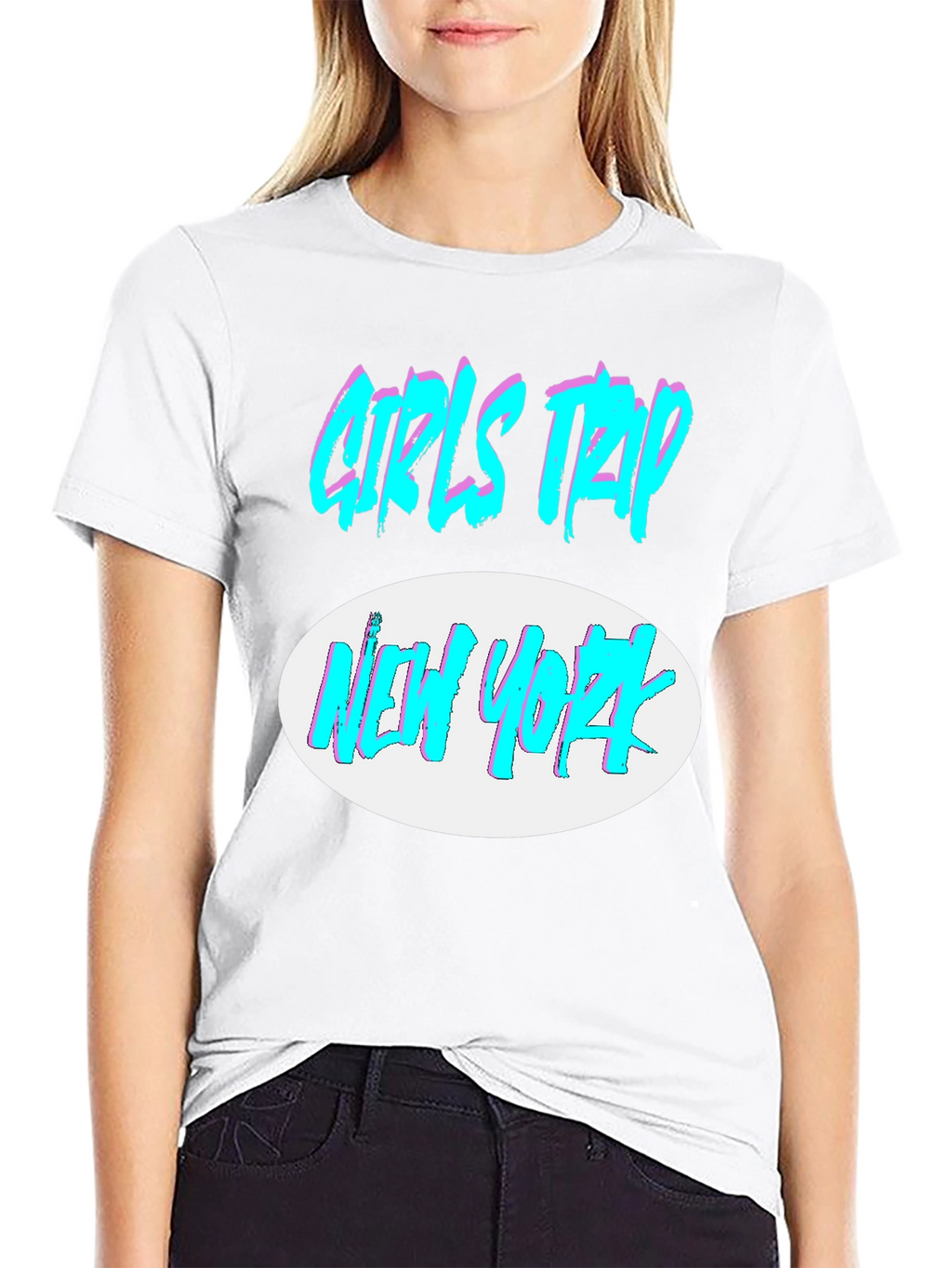 Girls Trip New York Black T-Shirt