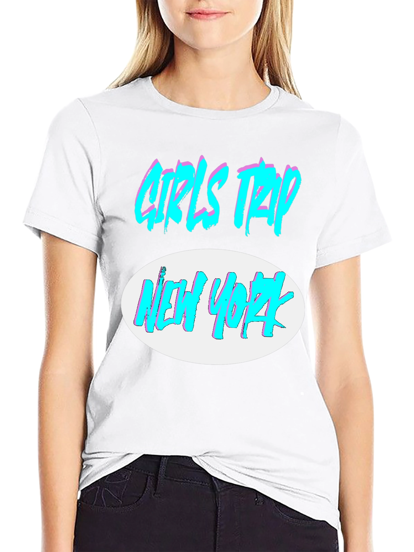 Girls Trip New York Black T-Shirt