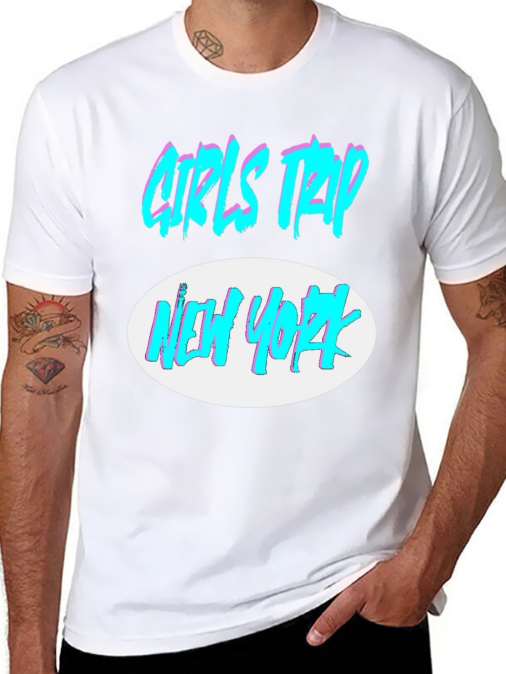 Girls Trip New York Black T-Shirt