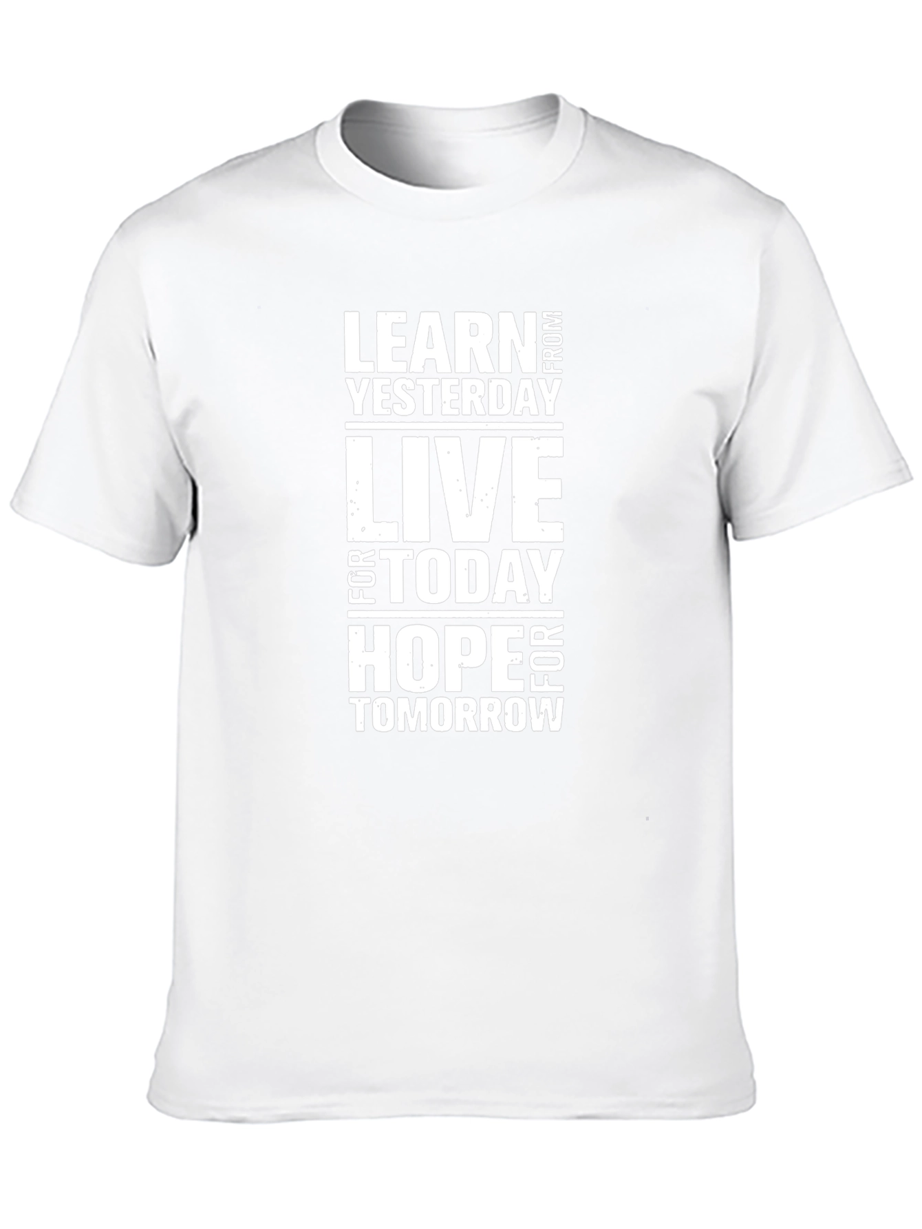 Inspirational Graphic Tee - Learn Live Hope