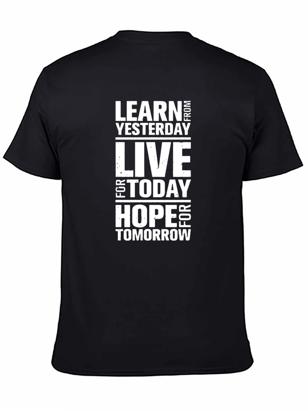 Inspirational Graphic Tee - Learn Live Hope
