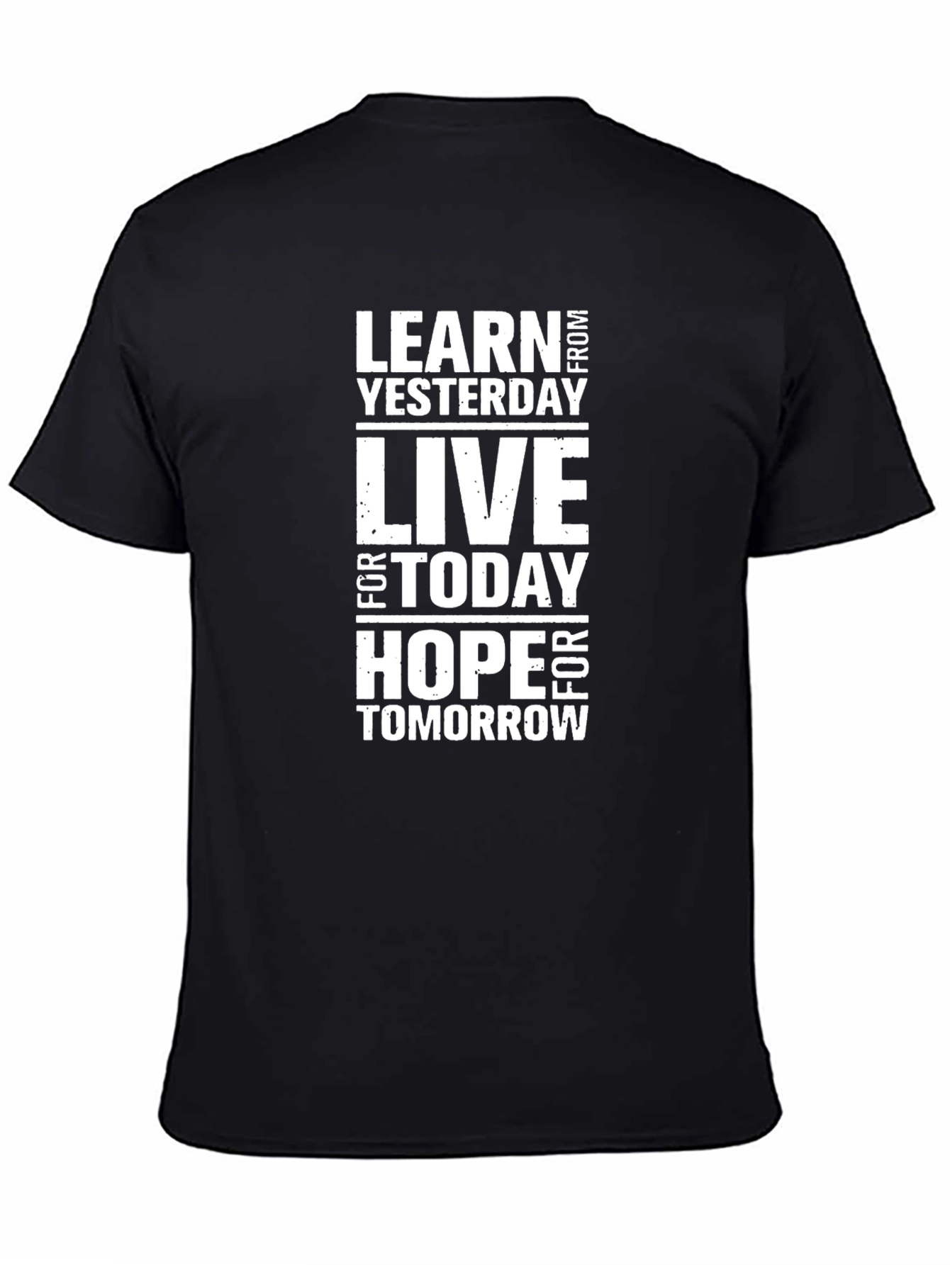 Inspirational Graphic Tee - Learn Live Hope