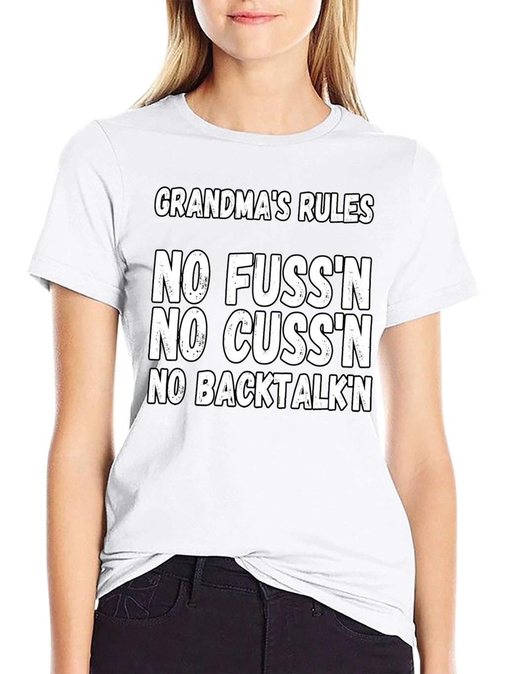 Grandmas Rules Funny T-Shirt
