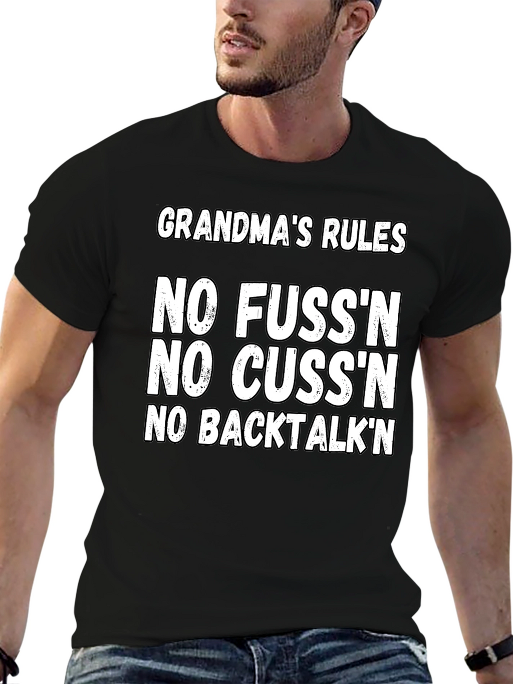 Grandmas Rules Funny T-Shirt