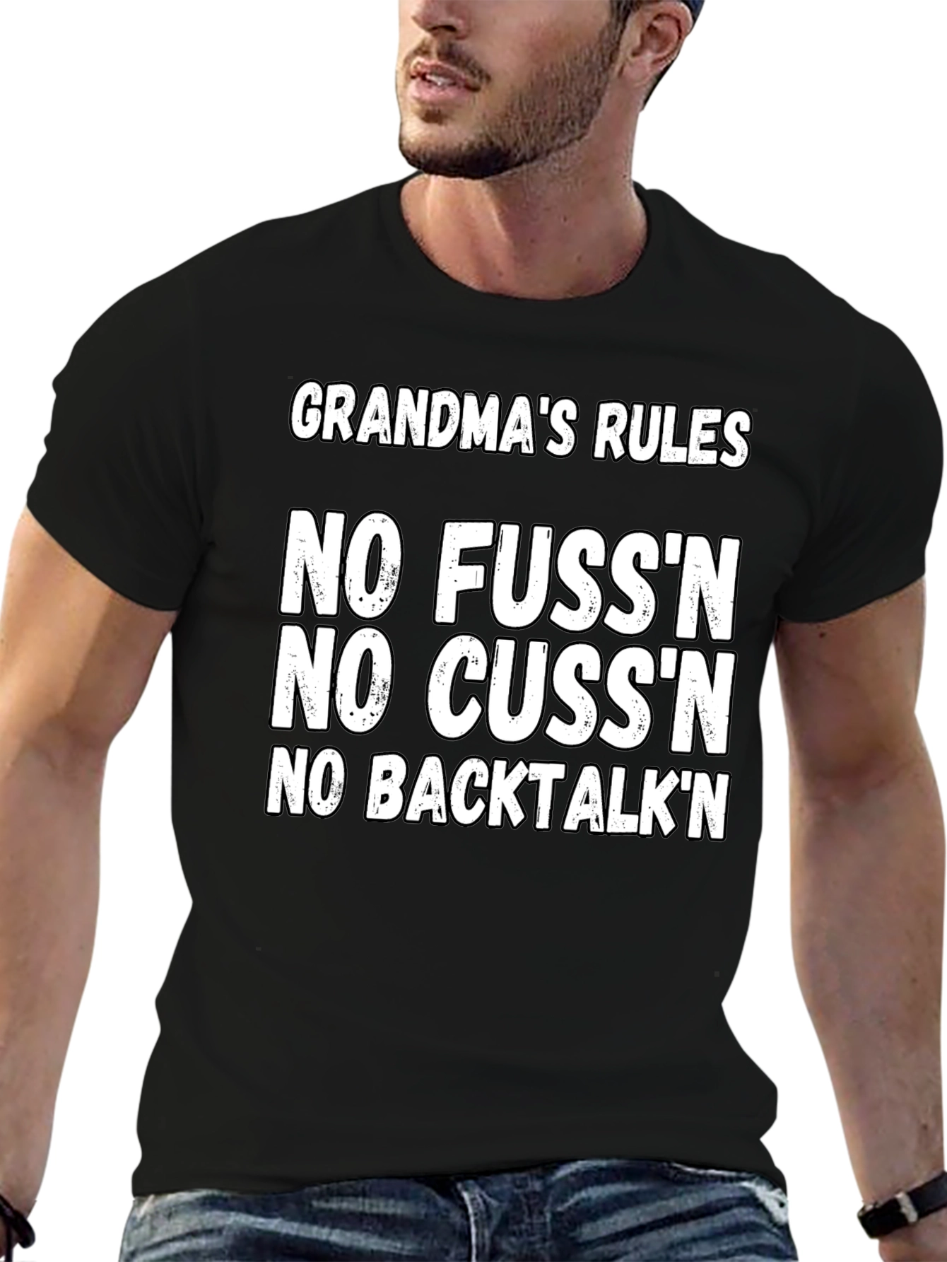 Grandmas Rules Funny T-Shirt