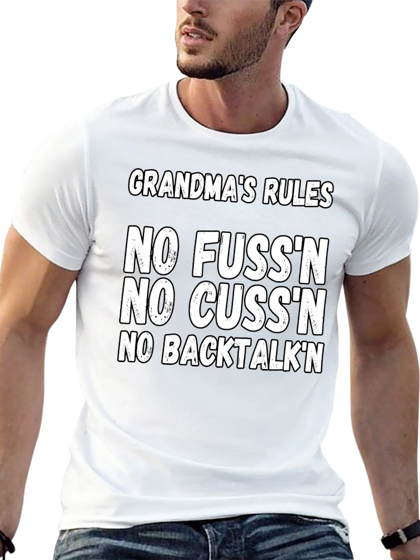 Grandmas Rules Funny T-Shirt