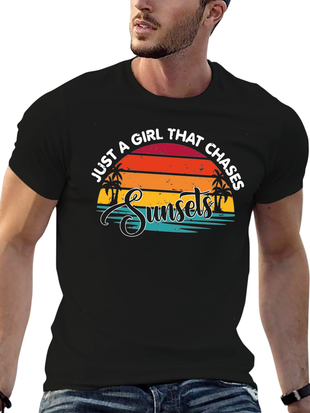 Sunset Chaser Graphic Tee - Beach Vibes