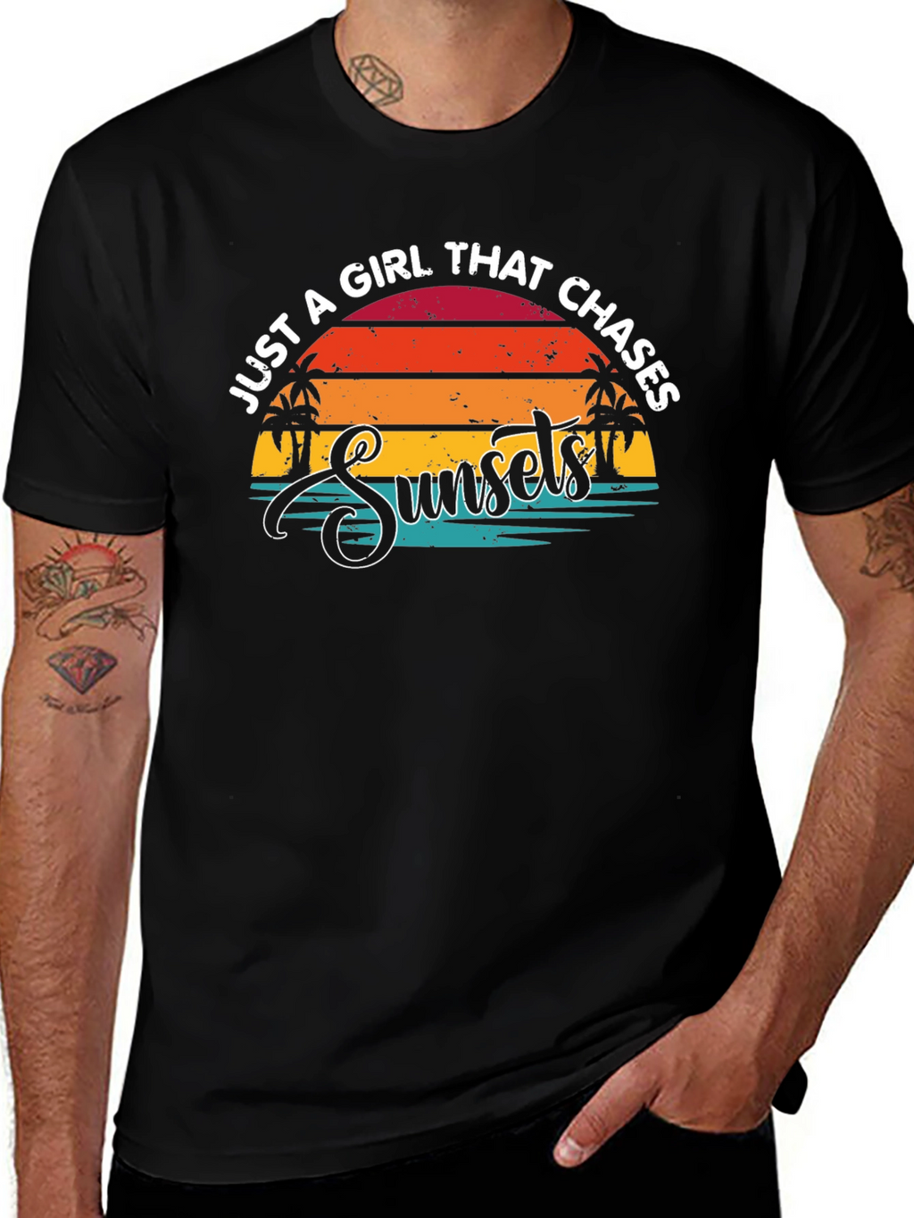 Sunset Chaser Graphic Tee - Beach Vibes