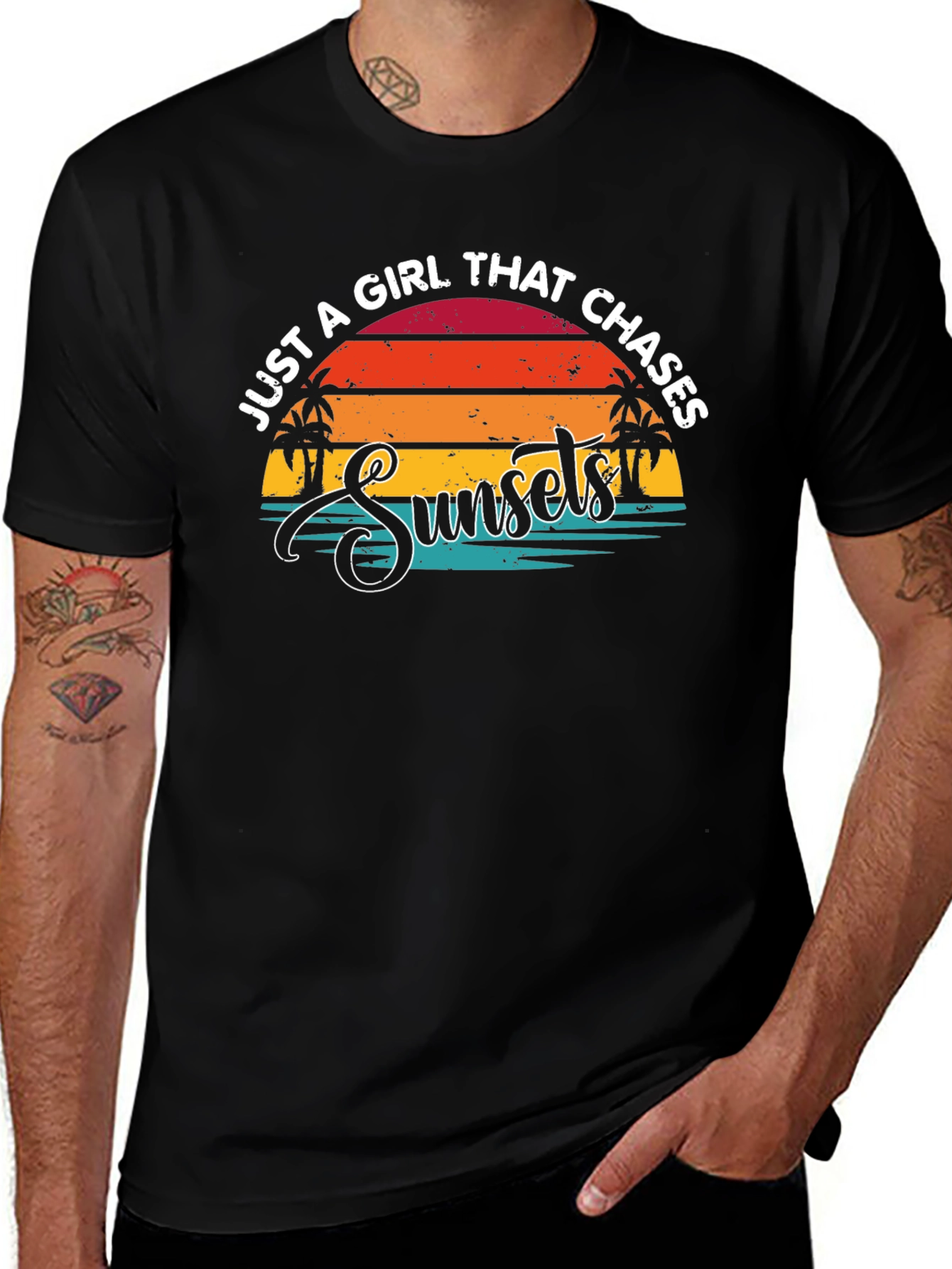 Sunset Chaser Graphic Tee - Beach Vibes