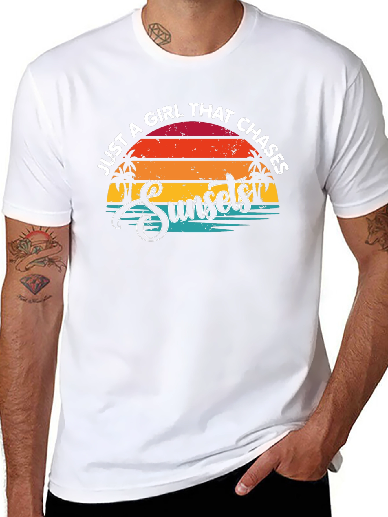 Sunset Chaser Graphic Tee - Beach Vibes