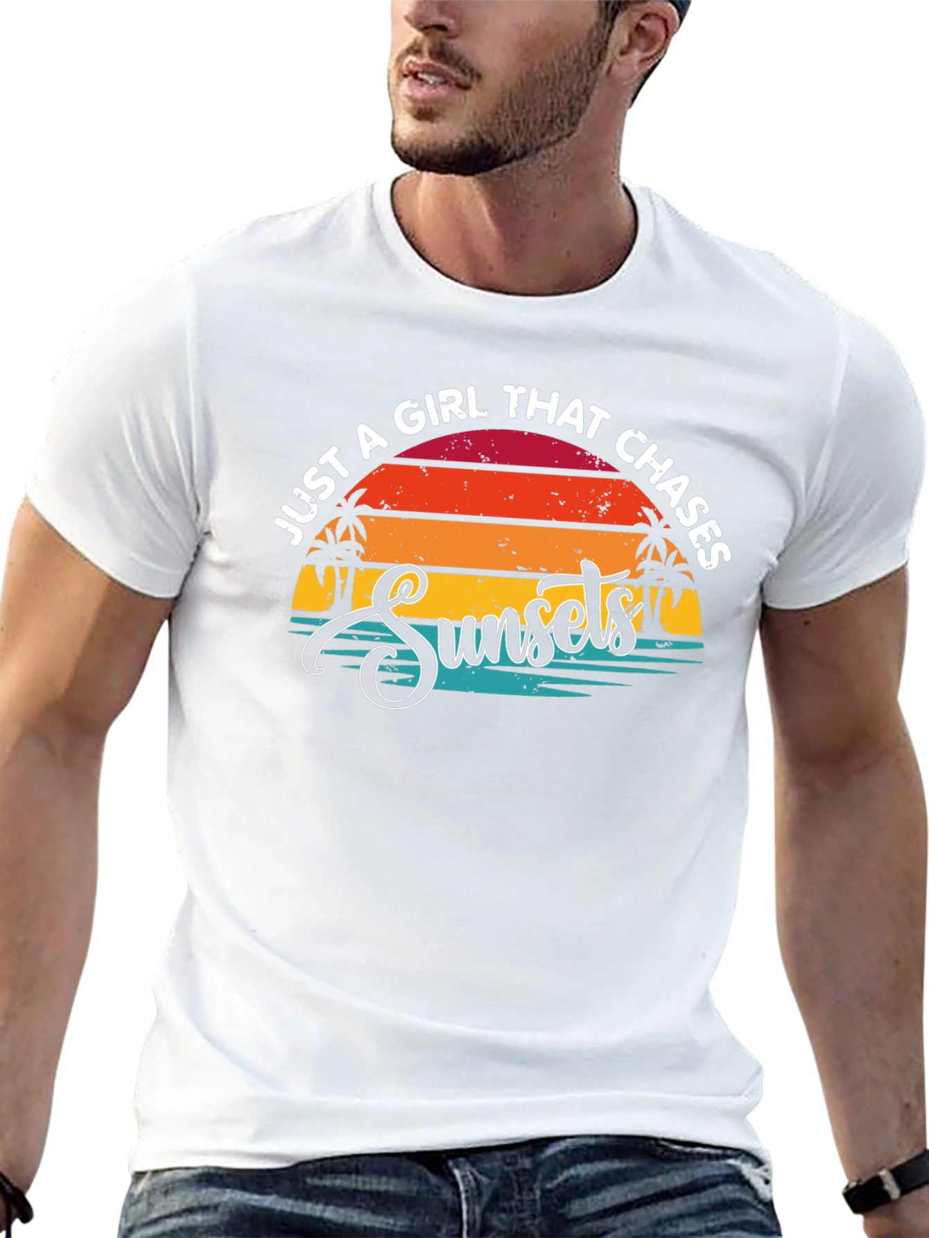 Sunset Chaser Graphic Tee - Beach Vibes