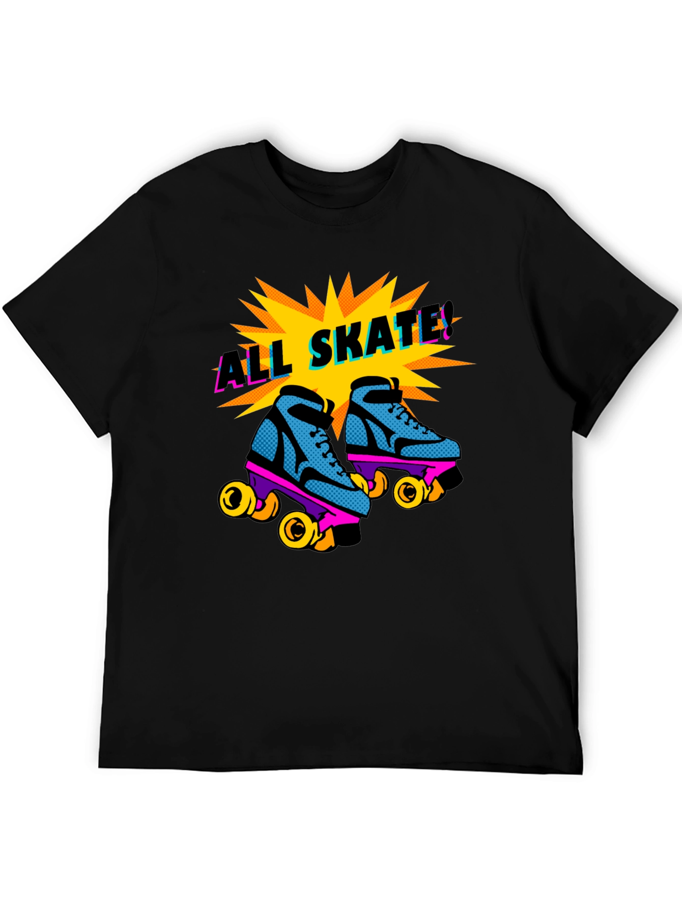 All Skate! Retro Roller Skate Graphic Tee