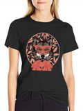 Wolf in Mask Graphic T-Shirt