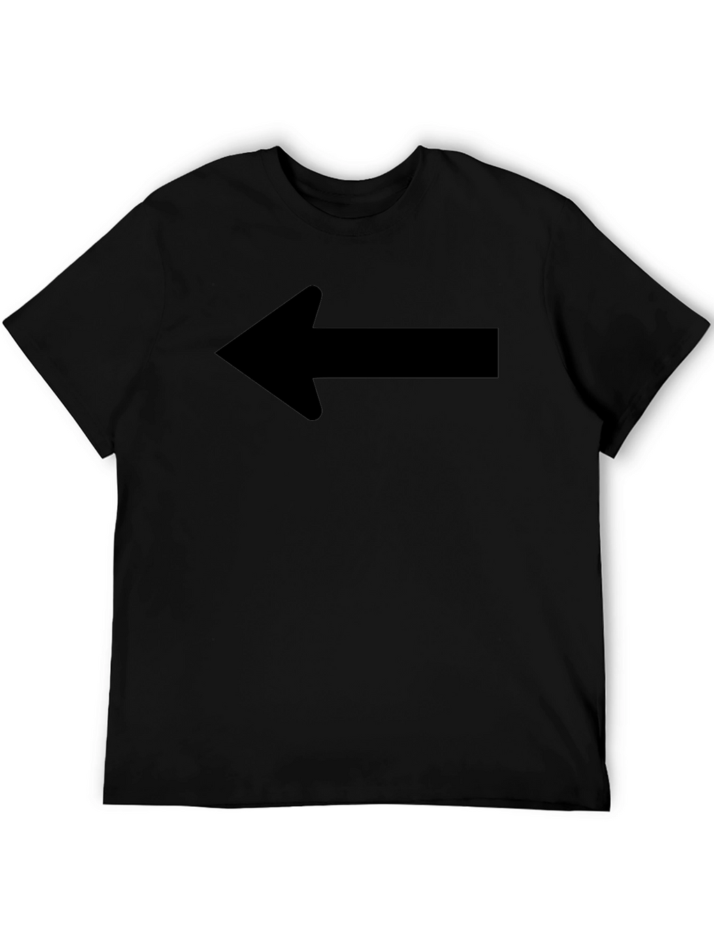 Left Arrow T-Shirt - Casual Cotton Tee
