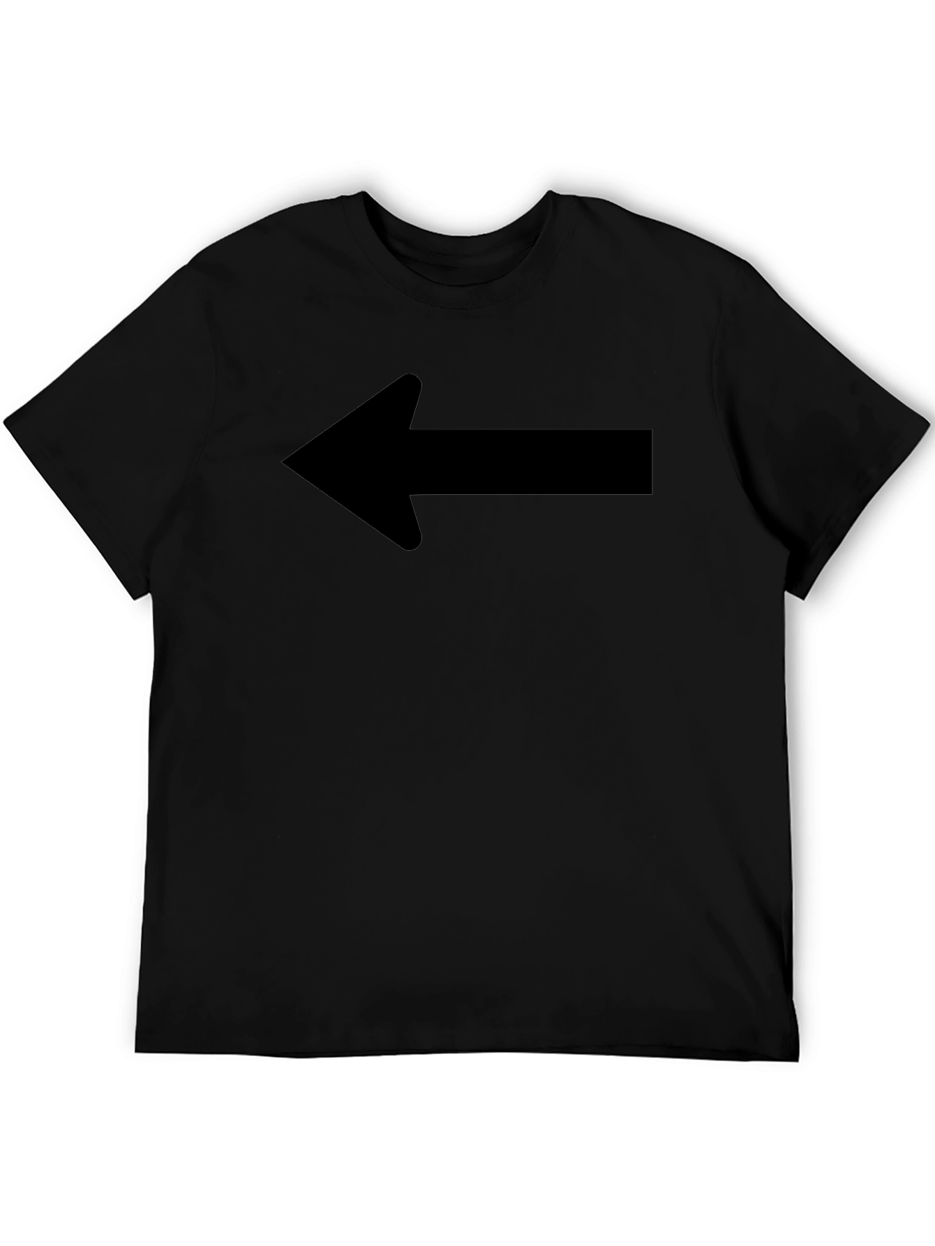 Left Arrow T-Shirt - Casual Cotton Tee