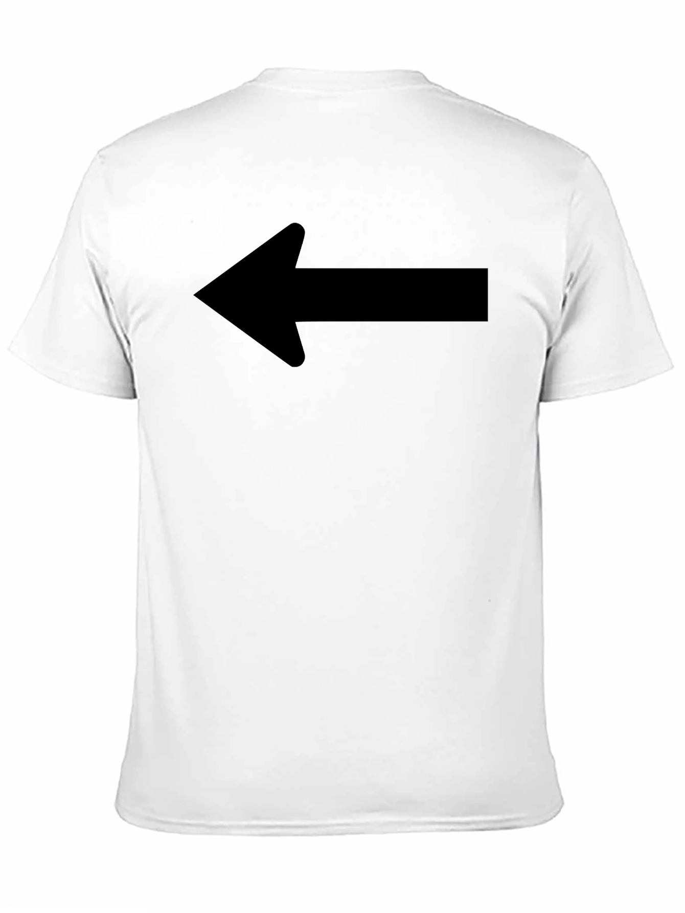 Left Arrow T-Shirt - Casual Cotton Tee