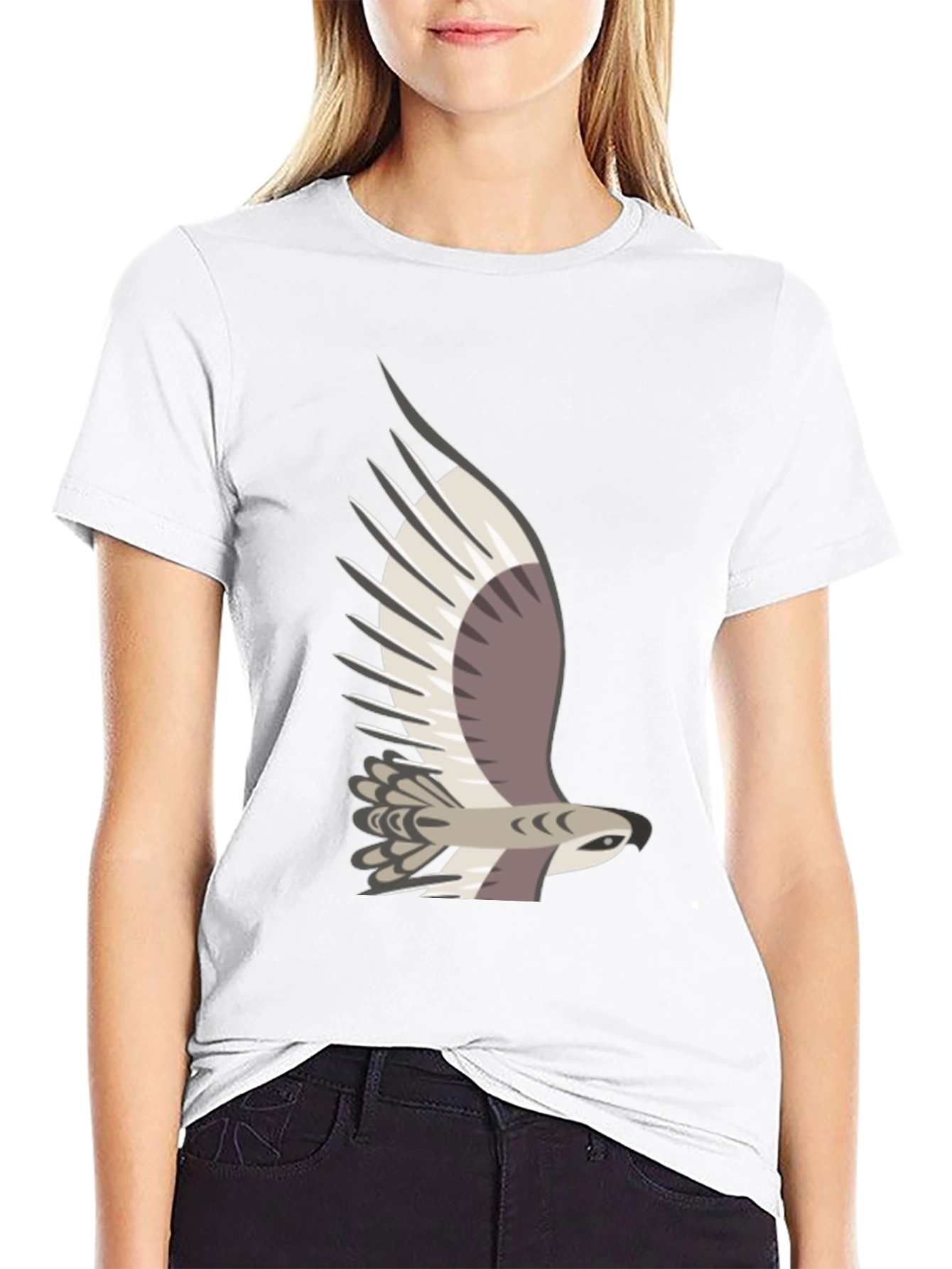 Cool Eagle Graphic Tee - Mens Black T-Shirt