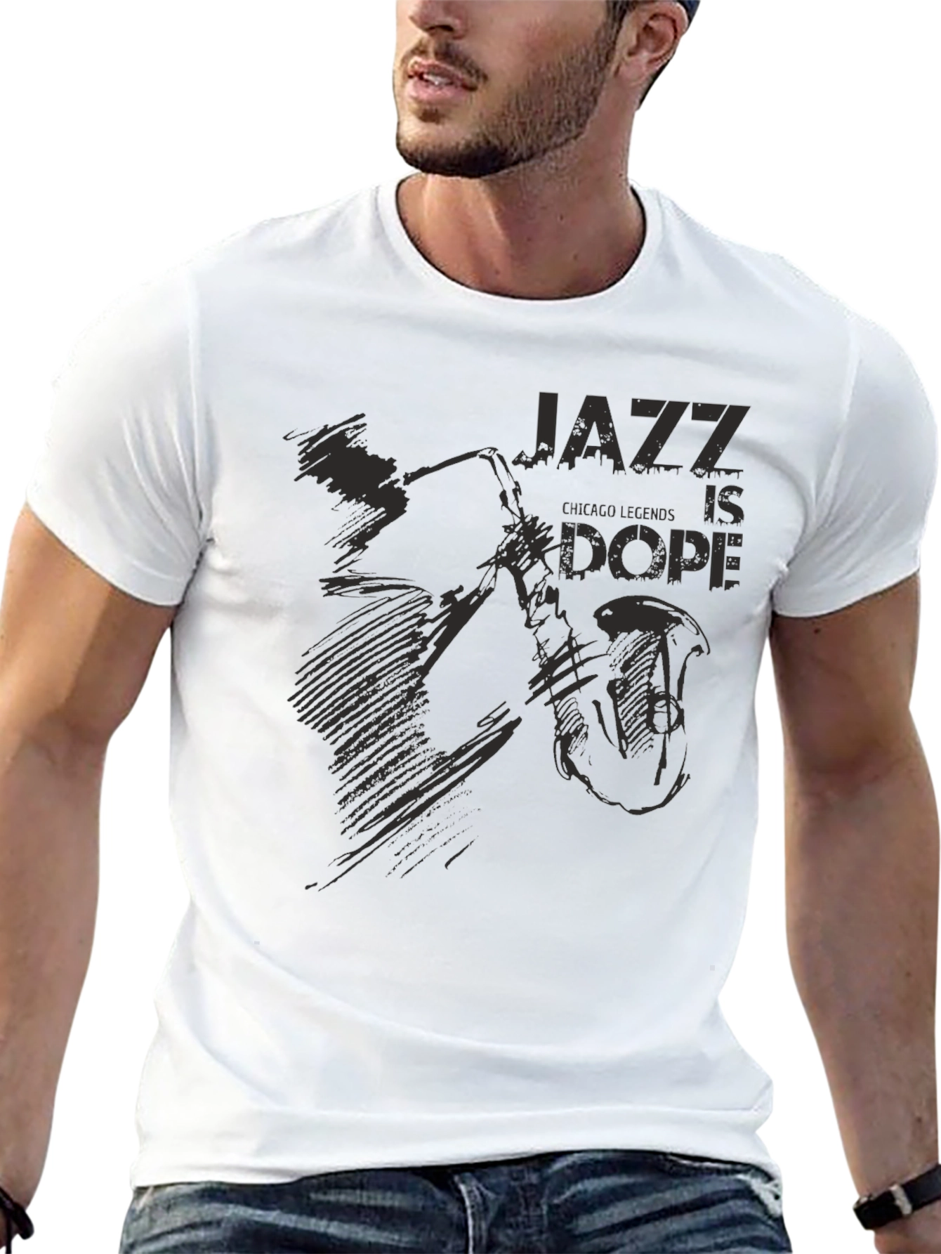 Jazz is Dope T-Shirt - Chicago Legends
