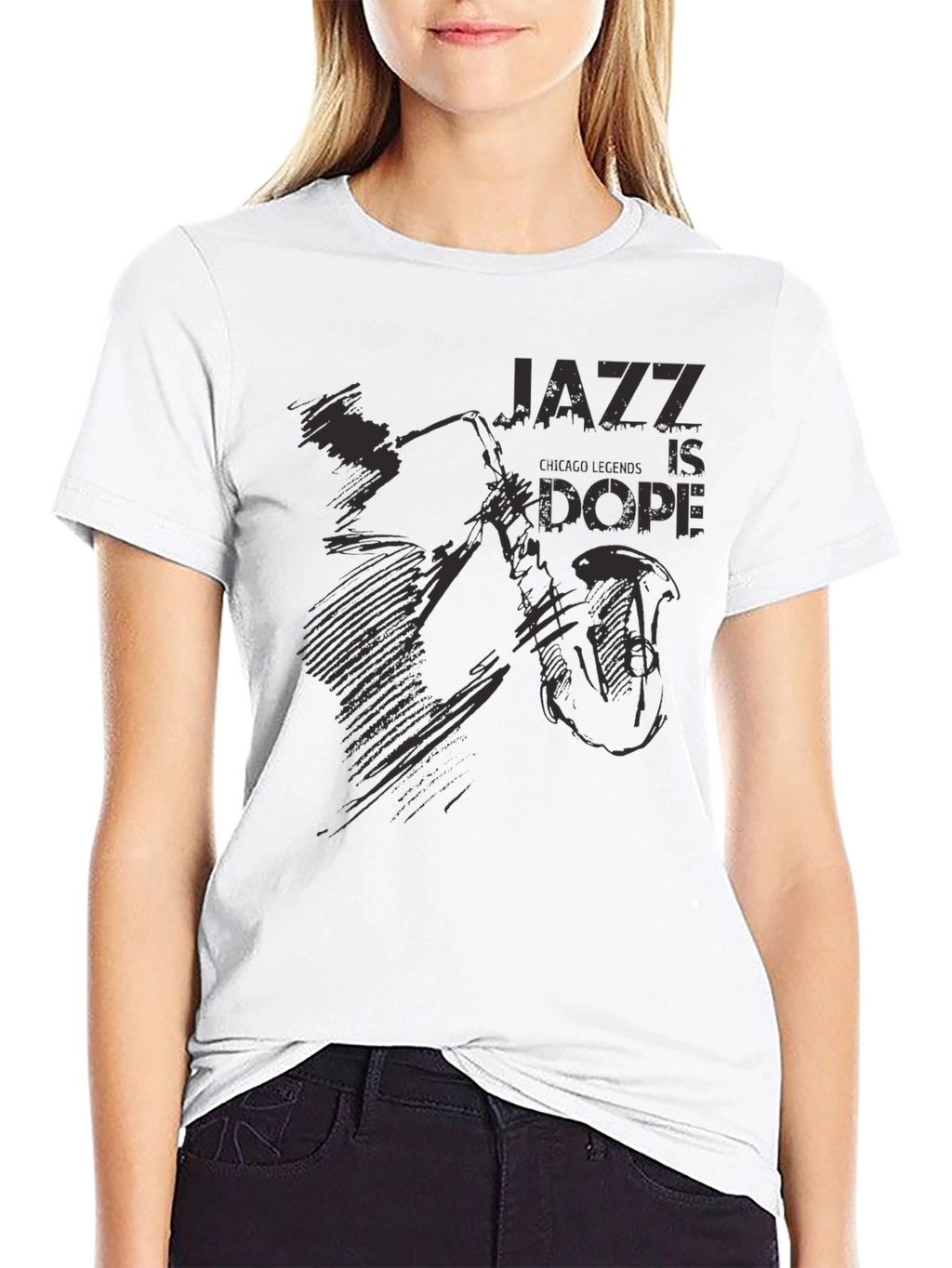 Jazz is Dope T-Shirt - Chicago Legends