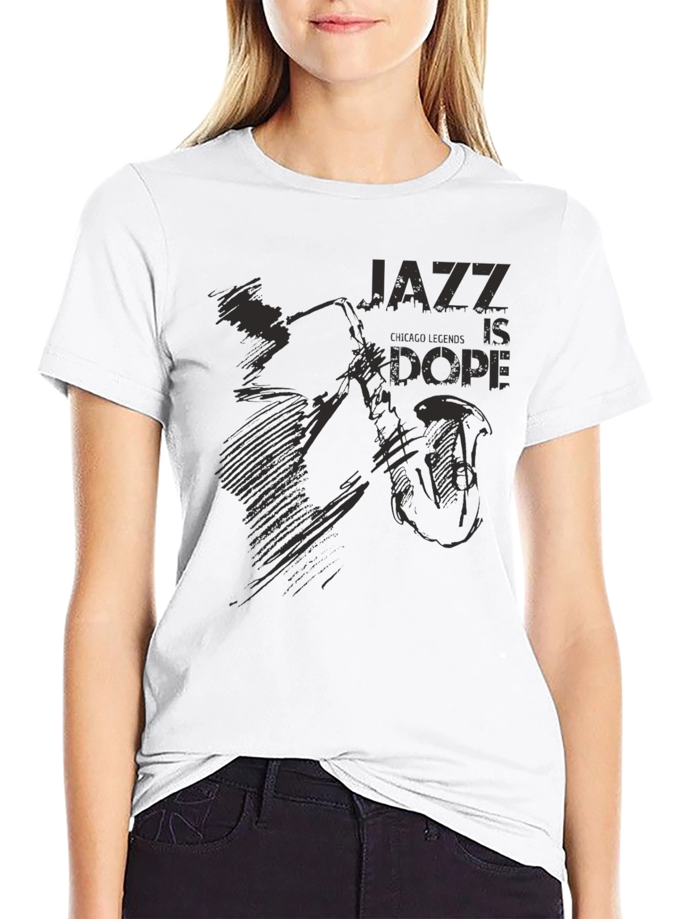 Jazz is Dope T-Shirt - Chicago Legends
