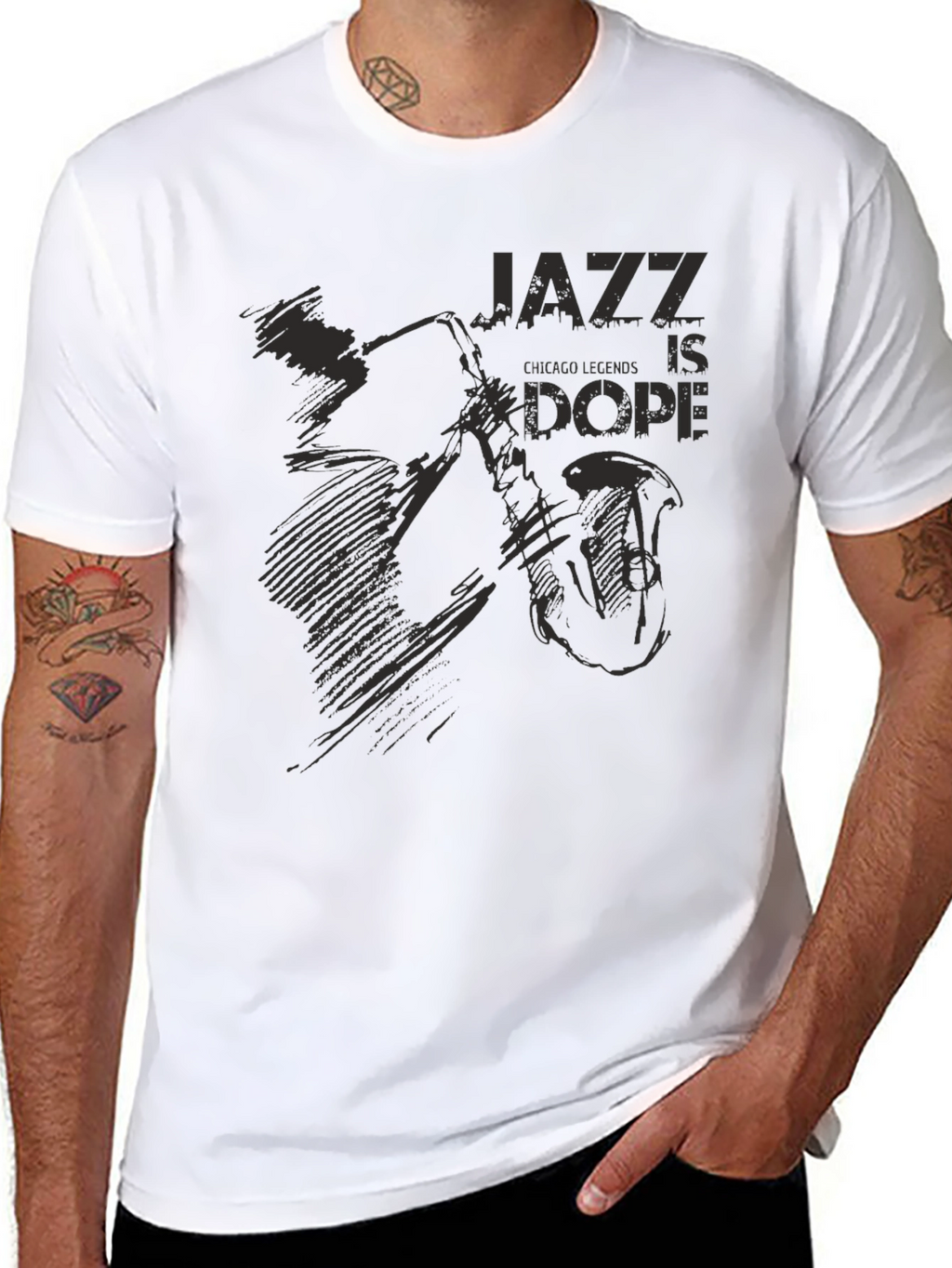 Jazz is Dope T-Shirt - Chicago Legends